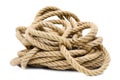 Rope on white background isolated Royalty Free Stock Photo