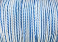 Rope white-blue background - texture.