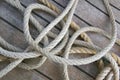 Ropes on a deck