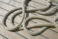 Ropes on a deck