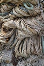 Ropes hanging to dry