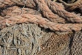 Ropes at the Harbor Royalty Free Stock Photo