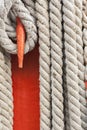 Ropes and mast details Royalty Free Stock Photo