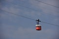 Ropeway at the Harbour of Barcelona, Single Cabin, Spain Royalty Free Stock Photo