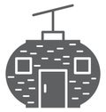 Ropeway Isolated Vector Icon that can be easily modified or edit
