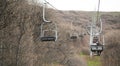 Ropeway at the Jermuk. Armenia. Beautiful view Royalty Free Stock Photo