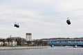 Ropeway in Moscow which connects Luzhniki sportsa area and Vorobyovy hills.