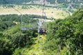 Ropeway in Jermuk Royalty Free Stock Photo