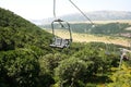 Ropeway in Jermuk Royalty Free Stock Photo