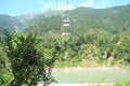 Ropeway In Nepal. Royalty Free Stock Photo