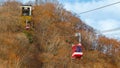 Ropeway to Akechi-daira Viewpoint in Nikko, Japan Royalty Free Stock Photo