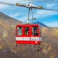 Ropeway to Akechi-daira Viewpoint in Nikko, Japan