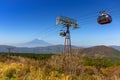 Ropeway to the Mount Fuji, Japan