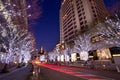 Roppongi Christmas illumination in Tokyo Royalty Free Stock Photo