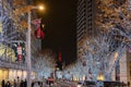 Roppongi Hills winter illumination festival ( Keyakizaka Galaxy Illuminations )