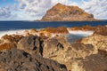 Roque de Garachico small island landscape, Tenerife, Canary islands Royalty Free Stock Photo