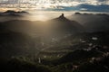 Roque Nublo Sunset Gran Canaria Royalty Free Stock Photo