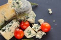 Roquefort cheese composition Royalty Free Stock Photo