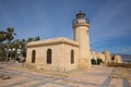 Roquetas del Mar lighthouse Spain Royalty Free Stock Photo