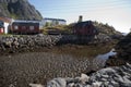 Rorbu, norwegian traditional fisherman houses, Lofoten