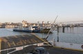 RORO car and passenger ferry. River Tamar UK