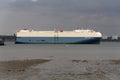 RORO vehicle carrier ship on Southampton Water, UK Royalty Free Stock Photo
