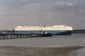 RORO vehicle carrier ship on Southampton Water, UK Royalty Free Stock Photo