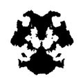 Rorschach inkblot Royalty Free Stock Photo