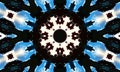 Rorschach inkblot test kaleidoscope. Psycho diagnostic inkblot test Rorschach, the projective Rorschach technique, or simply the Royalty Free Stock Photo