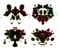 Rorschach test Royalty Free Stock Photo