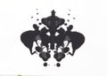 Rorschach test Royalty Free Stock Photo