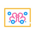 rorschach test color icon vector illustration