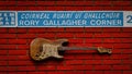 Rory Gallagher Corner in the Temple Bar district of Dublin Ireland