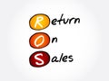 ROS - Return On Sales acronym