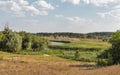 Ros river rural landscape, Ukraine Royalty Free Stock Photo