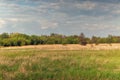 Ros River valley summer rural landscape, Ukraine Royalty Free Stock Photo