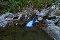 Rosa Khutor beautiful Mendelikh waterwalls landscape