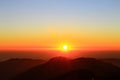 Rosa Khutor mountain views beautiful sunset landscape
