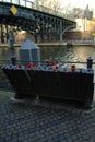 Rosa luxemburg memorial, berlin, germany Royalty Free Stock Photo