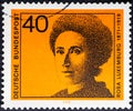 Rosa Luxemburg 1871 - 1919, a Polish Marxist, philosopher, economist, anti-war activist and revolutionary socialist