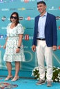 Rosaria Giannella and Adriano Scaletta at Giffoni Film Festival 2023 - on July 20, 2023 in Giffoni Valle Piana, Italy. Royalty Free Stock Photo