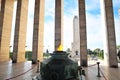 Rosario, Argentina - The Flame of National Flag Memorial (Monumento Nacional a la Bandera) - Rosario, Santa Fe, Royalty Free Stock Photo