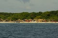 The Rosario Islands are an archipelago comprising 27 islands located about two hours by boat from Cartagena de Indias, Colombia. Royalty Free Stock Photo