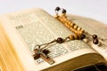 Rosary beads and breviary Royalty Free Stock Photo