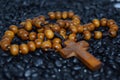 Rosary Cross Royalty Free Stock Photo