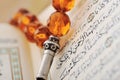 Rosary and Qoran Royalty Free Stock Photo