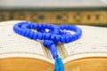 Rosary and Qoran Royalty Free Stock Photo