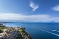 Rosas Gulf in Costa Brava from Montgo Cape , Catalonia, Spain Royalty Free Stock Photo