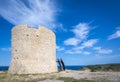 Rosas Gulf in Costa Brava from Montgo Cape , Catalonia, Spain Royalty Free Stock Photo