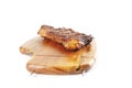 Rosat steak on wood Royalty Free Stock Photo